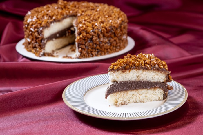Camadas do bolo de assinatura